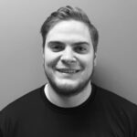 Black and white headshot of our DMR Method physical therapy assistant, Kurt Peterson